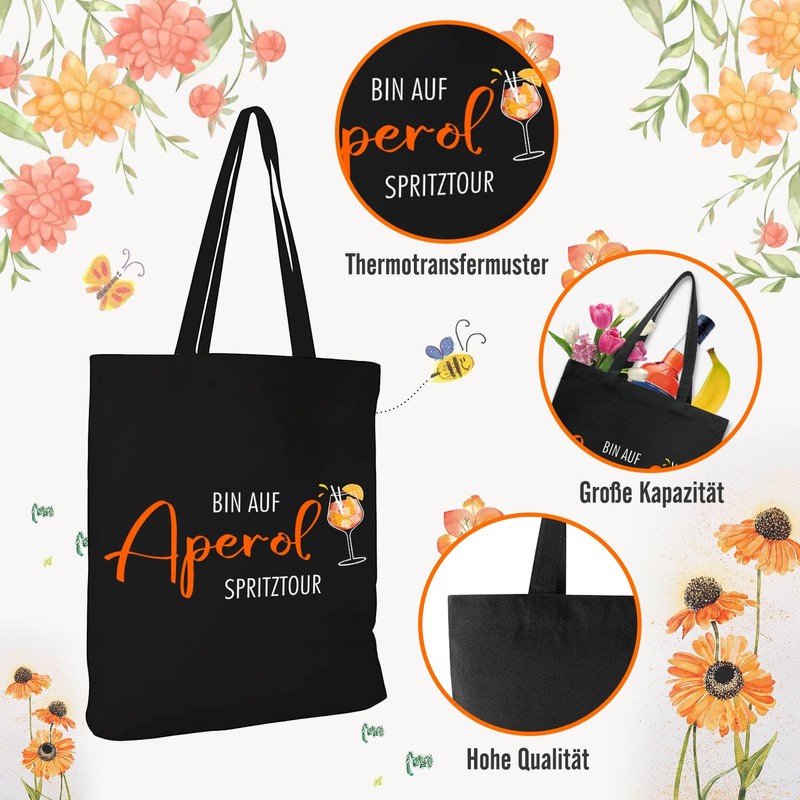 YYSWSAKY Aperol Bag, Ich bin auf Aperol Spritz Tour Bag,