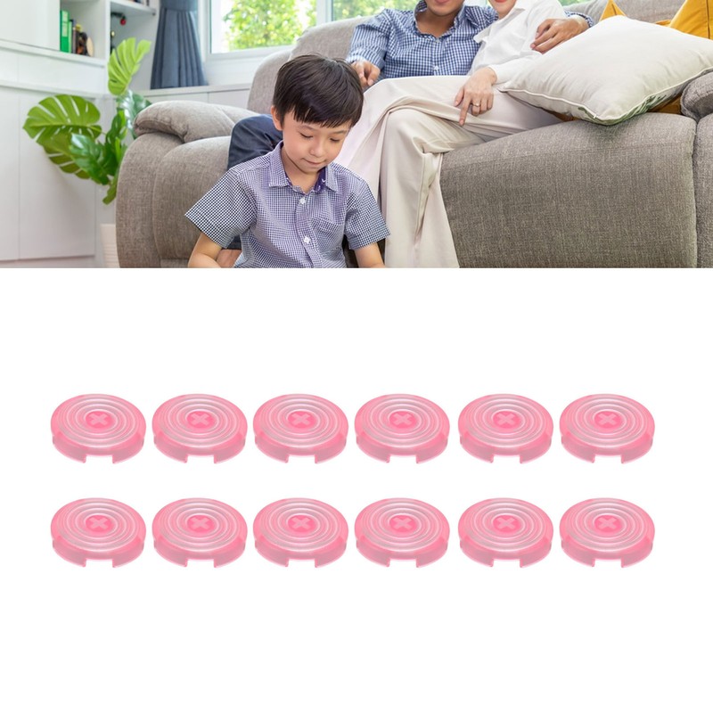 12pcs Arcade Button Cover Replace Mechanical Push Button Cover for