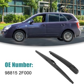 ACROPIX Rear Windshield Wiper Blade Arm Set Fit for Kia Rondo - Pack of 1 Black