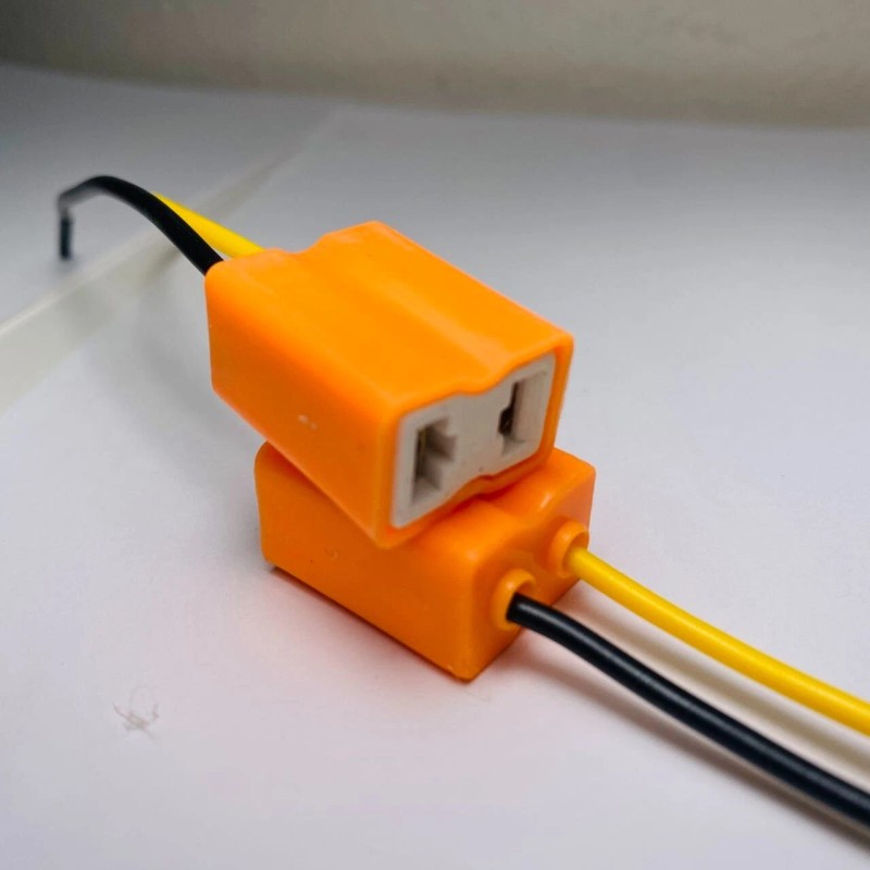 Fyre Flys 2pc H7 Female Pigtail Ceramic Headlight Fog Light