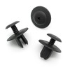 VVO Fasteners Black Plastic Clips Inner Door Sill Cover Compatible