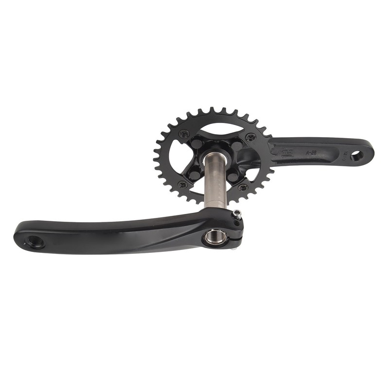 Mountain Bike Crank Arm Set Hollow One Piece Positive Negative
