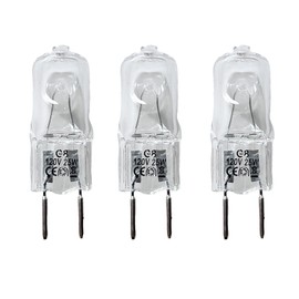 meeeyya 3Pcs Oven Light Bulbs Compatible with Whirlpool for WP74009925, 120V 25W with G8 Base, Compatible with Maytag Kenmore, Replacement for AP6011161 74004458 74009925 1072727 899138001 PS11744355