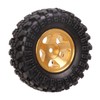 1 Inch RC Tires Brass Wheel Hub Rubber RC Car