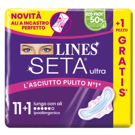 Lines Ultra Silk Long with Wings 11+1pc