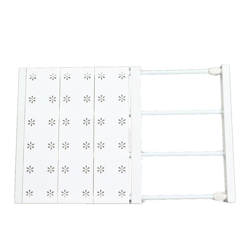 Tension Shelf Adjustable Space Saving Expandable Closet Organizer Dividers for