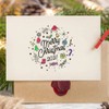 Merry Christmas Clear Stamps for Card Making Decorative Xmas Theme