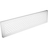 SteelCrest Bronze Series Victorian Rectangular Baseboard Grille - White (30"