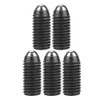 10 Pieces M12 Carbon Steel Thread Ball Black Spring Plungers