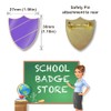Prefect Shield School Badge - Enamel and Brass - Safety