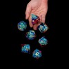 ARUOHHA DND Dice Set Resin Sharp Edges Dice with Box,