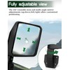 JROAD Side Mirrors for Half Doors Side View Mirrors for