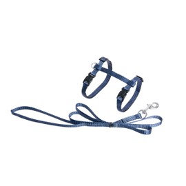 Flamingo ASP cat harness + Dog Lead 110 cm beige