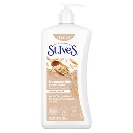 St. Ives Crema Corporal Avena y Karité para una humectación profunda, crema hidratante corporal con humectantes de origen 100% natural 532 ml