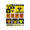 4R Quattroerre.it 9021 Sticker Biohazard Danger 20 x 24 cm