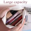 Makeup Bag PU Leather Cosmetic Bag Make Up Organizer Portable