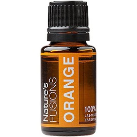 Nature's Fusions Orange (Sweet), 100% Pure and Natural Essential Oils, Undiluted, Therapeutic Grade for Aromatherapy and Topical Use, 5 Fl Oz (Pack of 1) (15 mL)