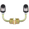 D-TECH Bracket for Rotating Light Rotatable with Cable, Brass Socket