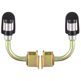 D-TECH Bracket for Rotating Light Rotatable with Cable, Brass Socket and Rubber Cap, Universal Holder Rotating Light for All Brands Agricultural Machinery and Tractors, Round Light Tractor Mount (2 Pieces)