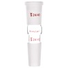 stonylab Glass Straight Connection Adapter, 30mm from 24/40 Outer Joint