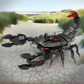 Ebortsin Scorpion Building Blocks Set, Animal Clamping Blocks, Simulation Animal Toy Building Blocks, Ideas Animal Building Blocks Set, Gift for Children and Adults, 391 Pieces