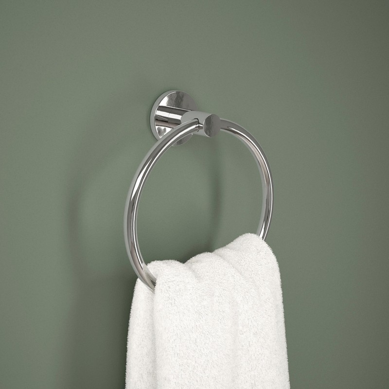 Peerless PA347 Precept Towel Ring, Polished Chrome