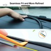 BOAOSI Car Dashboard Seal Strip, 5.24Ft Rubber Seal Protector Guard