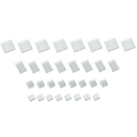 MTQY 32PCS Aluminium Radiator Cooler Kit Combined Heat Sinks Suitable for Model A B B+ 2/3/4/5 Boards