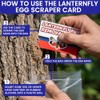 Spotted Lantern Fly Trap for Trees. 3 Sticky Fly Paper