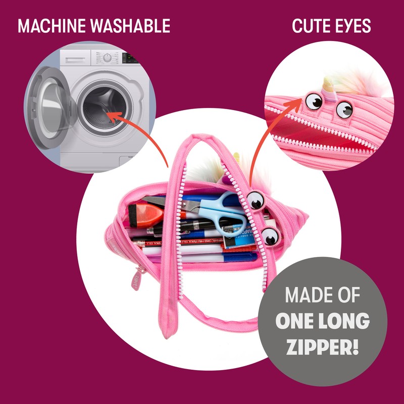 Zipit Monster Pencil Case Pink