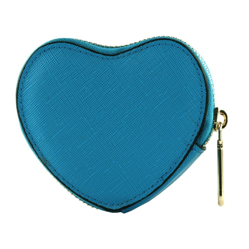 Valentino Bags Catalunya Heart Case, Saffiano Turquoise, TURCHESE, Casual