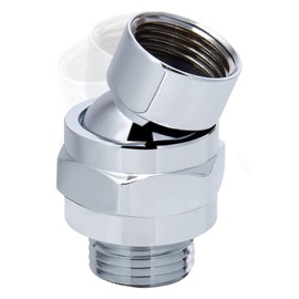 Shower Head Ball Joint, Brass Swivel Adapter, Joint Piece Shower Head, G 1/2 Shower Angle Adapter, Ball Joint for Rain Shower, Shower Head, Suitable for Connecting Shower Heads, Polished Chrome