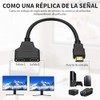 Cable Adaptador Hdmi Splitter 1 a 2 Salidas
