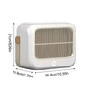 Indoor Ceramic Heater - Fast Heating Desk Adjustable Small Heater