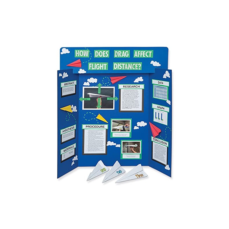 Pacon® Presentation Board, Blue, Single Wall, 48" x 36", 6