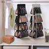 Lirex 2-Pack Handbag Hanging Purse Organizer for Closet, 8 Pocket