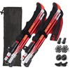 Colefunmit Trekking Poles Lightweight Collapsible Hiking Poles Folding Aluminum Walking