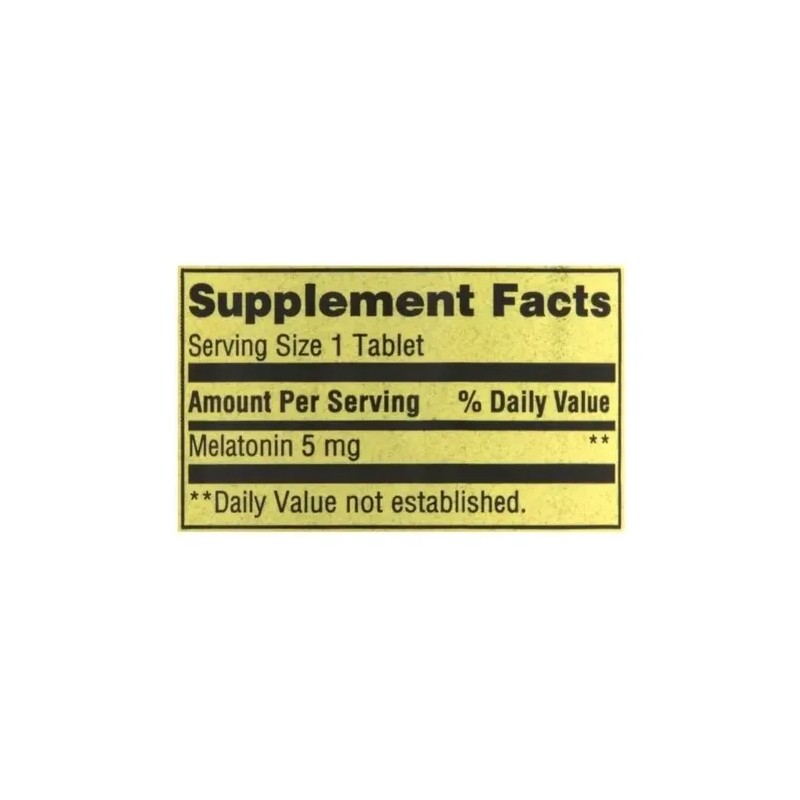Melatonina 5mg 120cp Ayuda Dormir Suplemento Mejora Descanso Sabor Neutro
