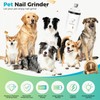 PleySyncz Upgraded Silent Dog Nail Grinder, Cordless Grooming Pro Nail