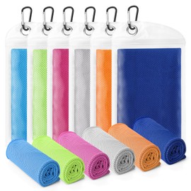 NOOTPLONG Cooling Towels for Neck and Face, 40x12’’ Soft Breathable Sweat Towels, Microfiber Sport Towel for Yoga, Gym, Workout, Running, Golf, Travel, Cooling Neck Wrap for Hot Weather