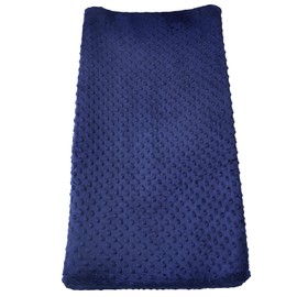 Funda para cambiador, súper suave, respetuosa con la piel, transpirable, lavable, para bebé, niño y niña (azul estate)