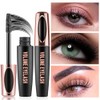3 PCS 4D Silk Fiber Lash Mascara Waterproof Mascara Eyelash