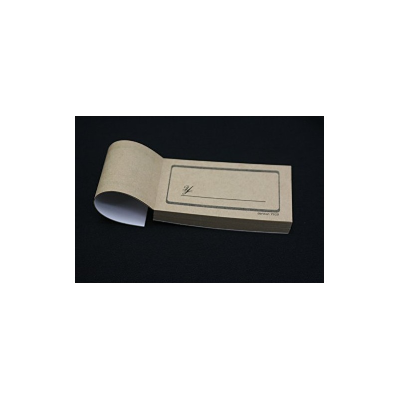 4 Kraft Paper Bill Notes (100 Sheets/Book)