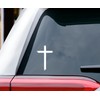 Christian Cross - Vinyl Decal - Car Phone Helmet -
