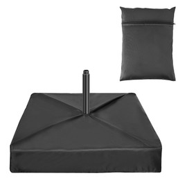 Patio Umbrella Base Cover, 30x30x5 Inch Oxford Cloth Square Waterproof Weight Outdoor Umbrella Stand Base Cover with Storage Bag for Yard Poolside Garden Beach Table Use