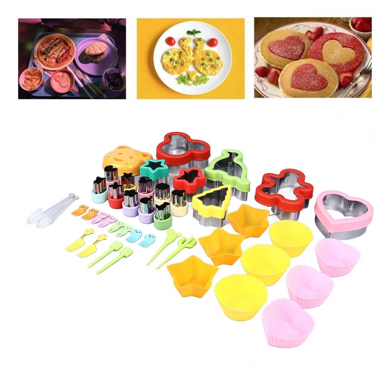 43 Pcs Mini Sandwich Cutter Sealer Sandwich Maker Cookie Sandwich