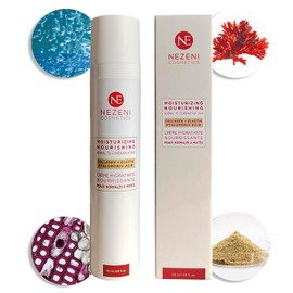 Kollagennährende Nacht-Gesichtsfeuchtigkeitscreme | 11 Wirkstoffe | Erhöht die Kollagenproduktion | Nährende Gesichtscreme für normale Haut, Mischhaut und fettige Haut. GERING AN KONSERVIERUNGSSTOFFEN