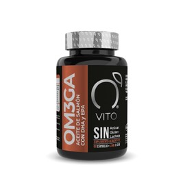 VITO Vitaminas Totales | Omega 3 Salmon Oil | Aceite de Salmón Noruego con 600 mg de EPA y DHA | Frasco con 90 Cápsulas de 1,916 mg