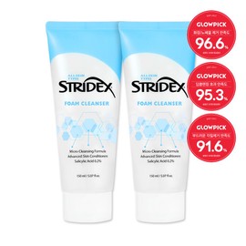 STRIDEX Low Alkaline BHA Foam Cleanser Double Pack (150mL+150mL) - STRIDEX Low Alkaline BHA Foam