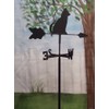 Cat Garden Style Weathervane Wrought Iron